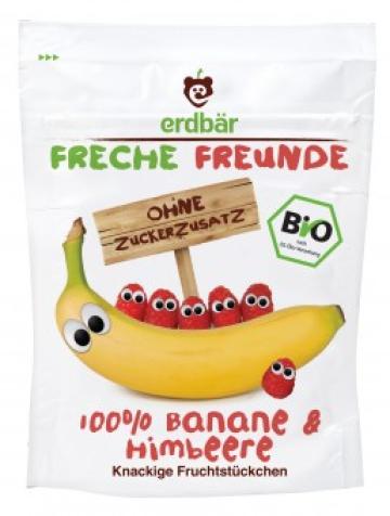 Desert Banane si zmeura crocante bio 16g Erdbar de la Supermarket Pentru Tine Srl