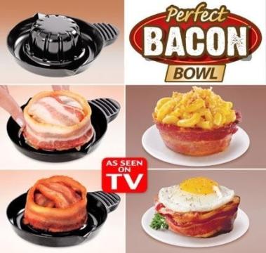 Bol pentru preparat bacon Perfect Bacon Bowl de la Startreduceri Exclusive Online Srl - Magazin Online Pentru C