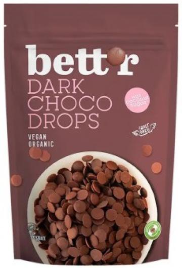 Bomboane Choco drops Dark bio 200g Bettr de la Supermarket Pentru Tine Srl