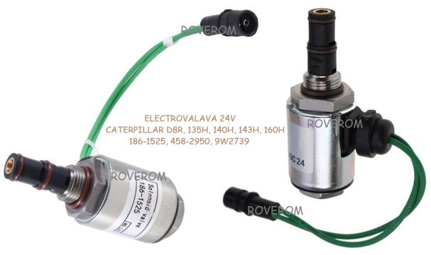 Electrovalva 24V, Caterpillar D8N, D8R, 135H, 140H,143H,928F