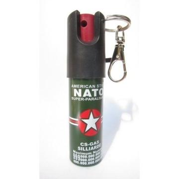 Mini-Spray paralizant NATO breloc cu propulsie Jet 20 ml