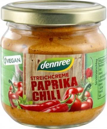 Crema tartinabila cu ardei rosu si chilli bio 180g Dennree de la Supermarket Pentru Tine Srl