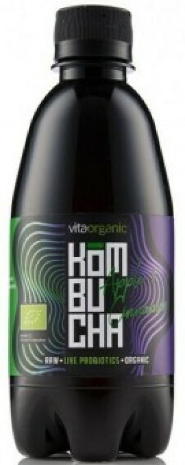 Bautura Kombucha cu mere si scortisoara bio 330 ml de la Supermarket Pentru Tine Srl