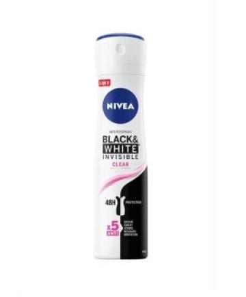 Deodorant Nivea Deo Spray Black&White Invisible Clear, 150ml