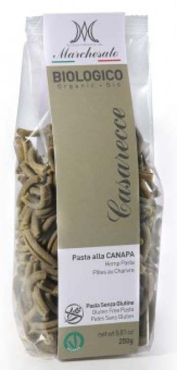 Paste casarecce cu canepa bio fara gluten 250g Marchesato