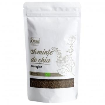 Seminte de chia raw bio 200g Obio de la Supermarket Pentru Tine Srl