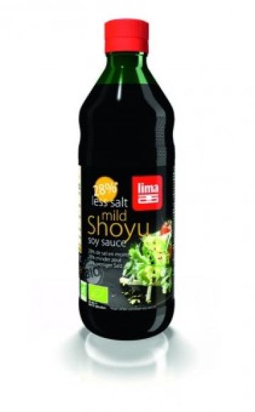 Sos de soia Shoyu Eco cu continut redus de sare 250ml Lima