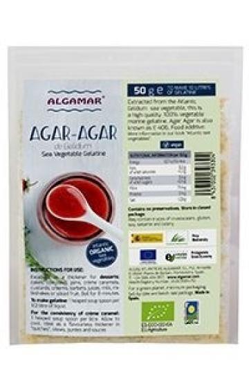 Agar agar fulgi 50g eco Algamar