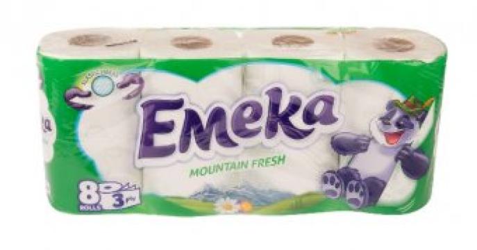 Hartie igienica Emeka Mountain Fresh 8 role 3 straturi de la Supermarket Pentru Tine Srl