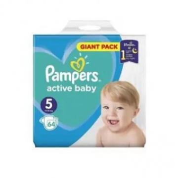 Scutece copii Pampers Junior Nr. 5 11-16 kg 64buc