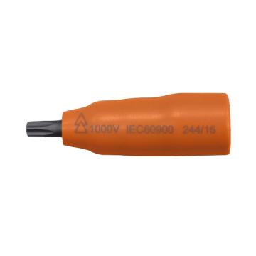 Cap cheie tubulara 1/4 izolat la 1000 V cu profil Torx, T27