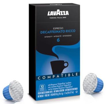 Cafea Lavazza decofeinizata Ricco 6 capsule Nespresso 10buc de la KraftAdvertising Srl