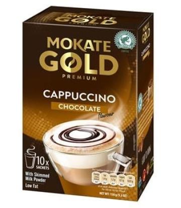 Ciocolata calda Mokate Gold Cappuccino Chocolate 10x14g de la KraftAdvertising Srl