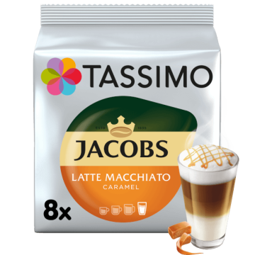 Cafea Tassimo Typ Latte Macchiato caramel capsule 16buc