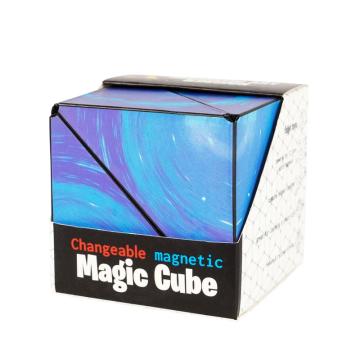 Joc Cub tangram magnetic, 3D Magic Cube, SkyBlue de la Arca Hobber Srl