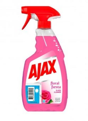 Solutie spray pentru geamuri Ajax Flowers Bouquet 500ml de la Supermarket Pentru Tine Srl