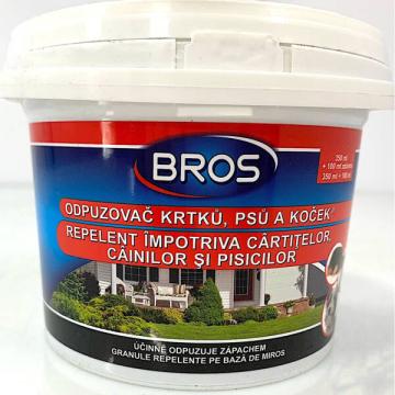 Repelent Bros pentru caini, pisici, cartite 350ml+100ml de la Loredo Srl