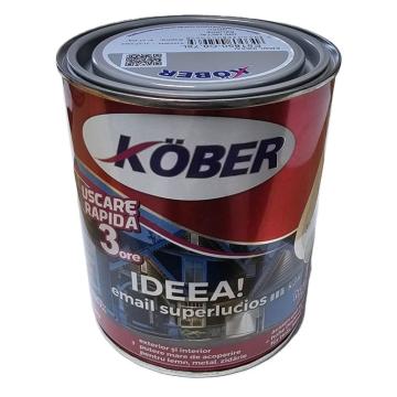 Vopsea gri metal pentru lemn si metal Kober Ideea 0.75L