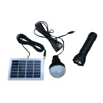 Kit Solar cu Lanterna LED 3W si Bec Led SMD CL-038