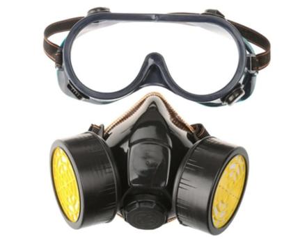 Masca de protectie si ochelari cu 2 filtre de carbon activ de la Startreduceri Exclusive Online Srl - Magazin Online Pentru C