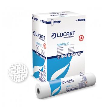 Rola cearceaf medical 2 straturi Lucart Strong, 80 m x 60 cm de la Xtra Time Srl