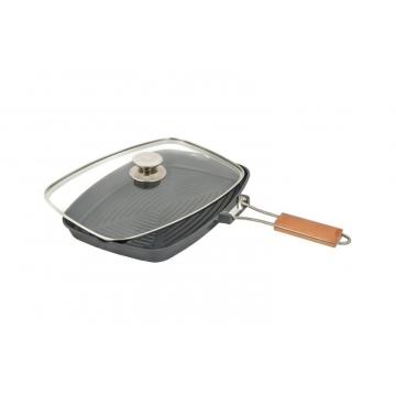 Tigaie grill Grunberg din aluminiu cu interior teflon de la Startreduceri Exclusive Online Srl - Magazin Online Pentru C