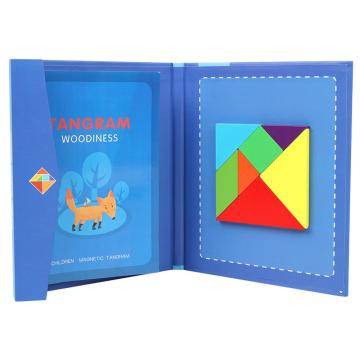 Jucarie magnetica din lemn tangram de la Leziter Kft.