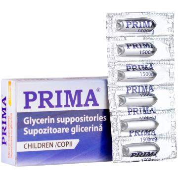Supozitoare cu glicerina pentru copii - 1500 mg - 12 bucati de la Medaz Life Consum Srl