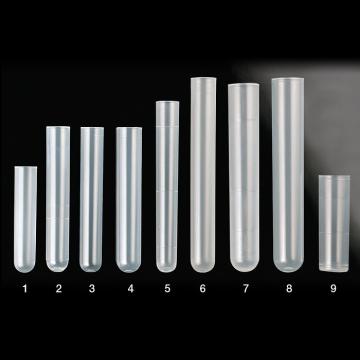 Eprubeta plastic (PP) cu fund rotund - 13 x 75 mm - 5 ml de la Medaz Life Consum Srl