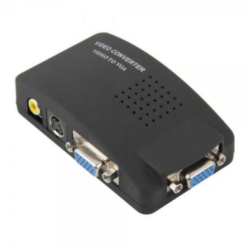 Convertor video DeTech de la RCA sau S-Video la VGA