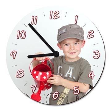 Ceas din sticla sublimabil rotund 20 cm