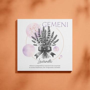 Tablou canvas Gemeni - Floarea lavandei de la The Darwin Project Srl