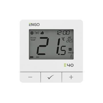 Termostat inteligent Engo E40, 220V, ZigBee, alb