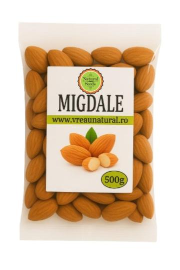 Migdale crude, Natural Seeds Product, 500 gr