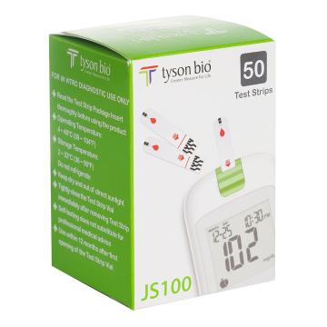 Teste pentru glucometru Tyson Bio - JS100 - 50 buc de la Medaz Life Consum Srl