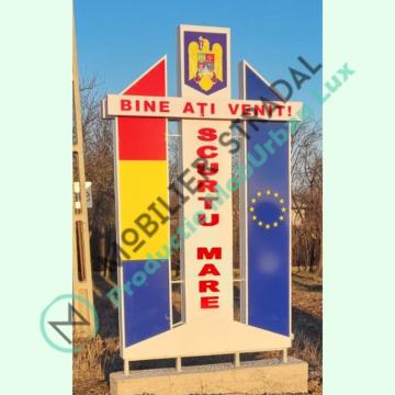 Totem intrare-iesire localitate #T311 de la Moblux Stradal SRL