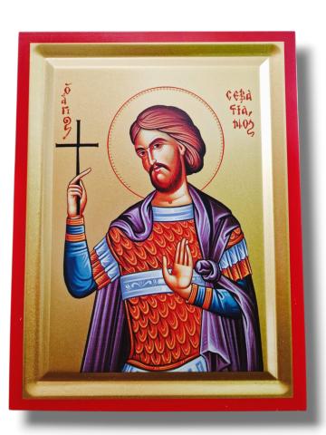 Icoana Sfantul Mucenic Sebastian 907 de la Sorana Prodcom Srl