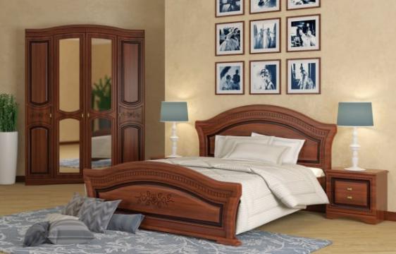 Mobilier dormitor Fermina nuc