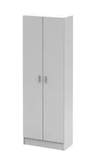 Dulap pentru pantofi alb 68 x 198 x 35 cm de la Sembazuru Art Srl