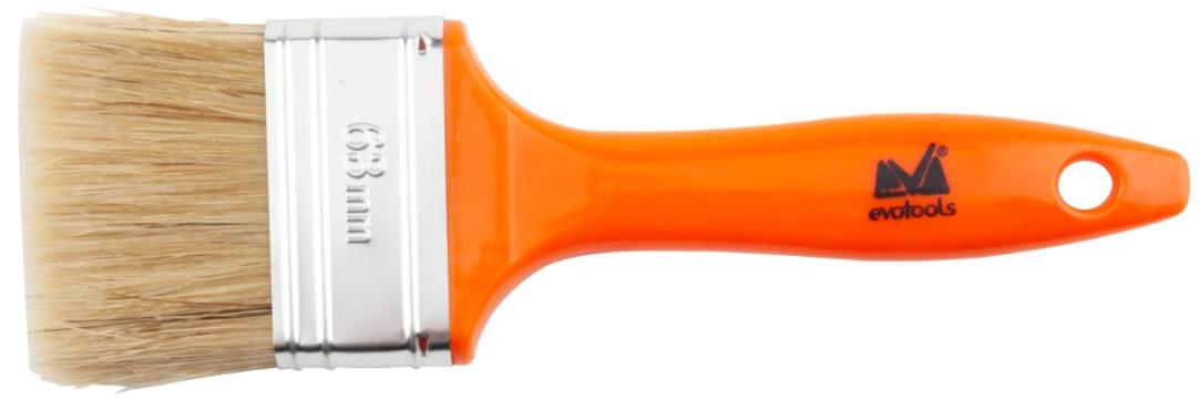 Pensula cu maner din plastic orange / 63mm de la URBANIX SRL