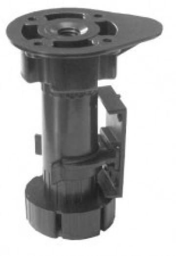 Picior reglabil din ABS pentru mobilier / 100mm de la PDET Atlantic Distribution Srl