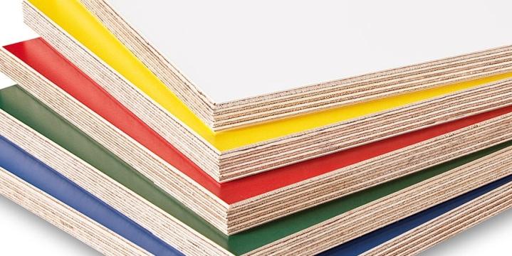 Placaj mesteacan melaminat colorat 30mm 1250x2500mm de la URBANIX SRL
