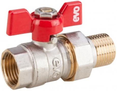 Robinet sfera-fluture cu olandez Fi-Fe 1036 / D[inch]: 1 de la URBANIX SRL