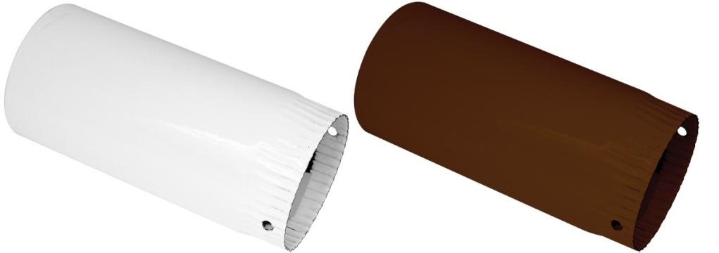 Burlan emailat negru 130x500mm de la URBANIX SRL