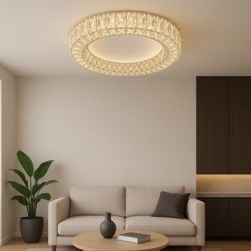 Lustra led cu 3 faze de lumini, 96W de la URBANIX SRL