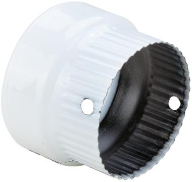 Reductie burlan emailat alb, 130-120mm de la URBANIX SRL