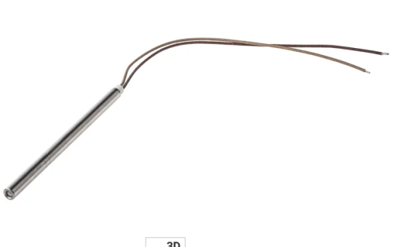 Rezistenta cartus O8A 80 mm 230V 315W cu cablu teflon 1m de la Caldor Heat &Engineering Srl