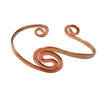 Bratara din cupru Spyral, Ayurveda de la Baralchim Srl