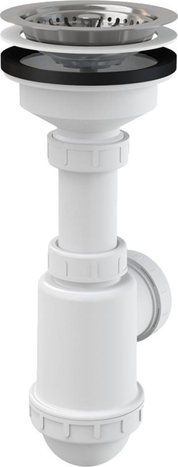 Sifon chiuveta cu sita din otel inoxidabil DN115-DN50/40 de la Baralchim Srl