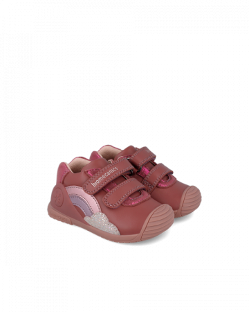 Pantofi fete, din piele naturala, roz, Biomecanics 251102-B de la Kiddie Store Srl